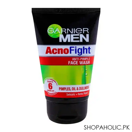 garnier men acno fight anti pimple face wash 100g main image