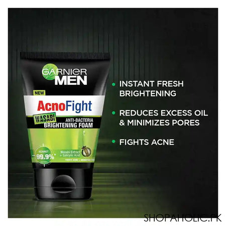 Garnier Men Acno-Fight Wasabi Facewash, 100ml - Image 4