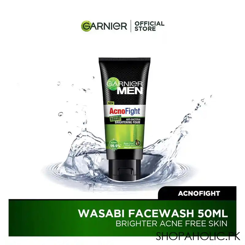 Garnier Men Acno-Fight Wasabi Facewash, 50ml - Image 4