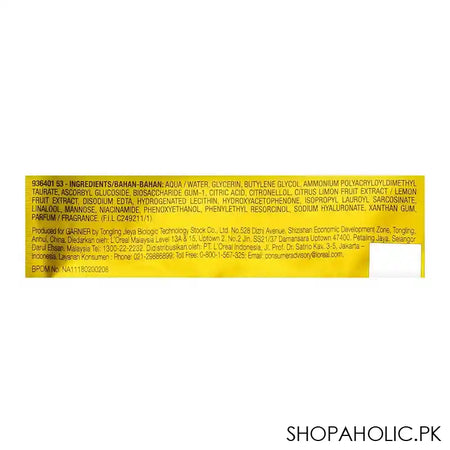 Garnier Skin Naturals Bright Complete Vitamin C + Lemon Serum Mask, 28gm - Image 2