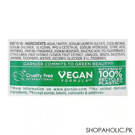 Garnier Skin Naturals Hyaluronic Aloe Gel Cleanser, Cruelty Free, Vegan, 200ml - Image 3