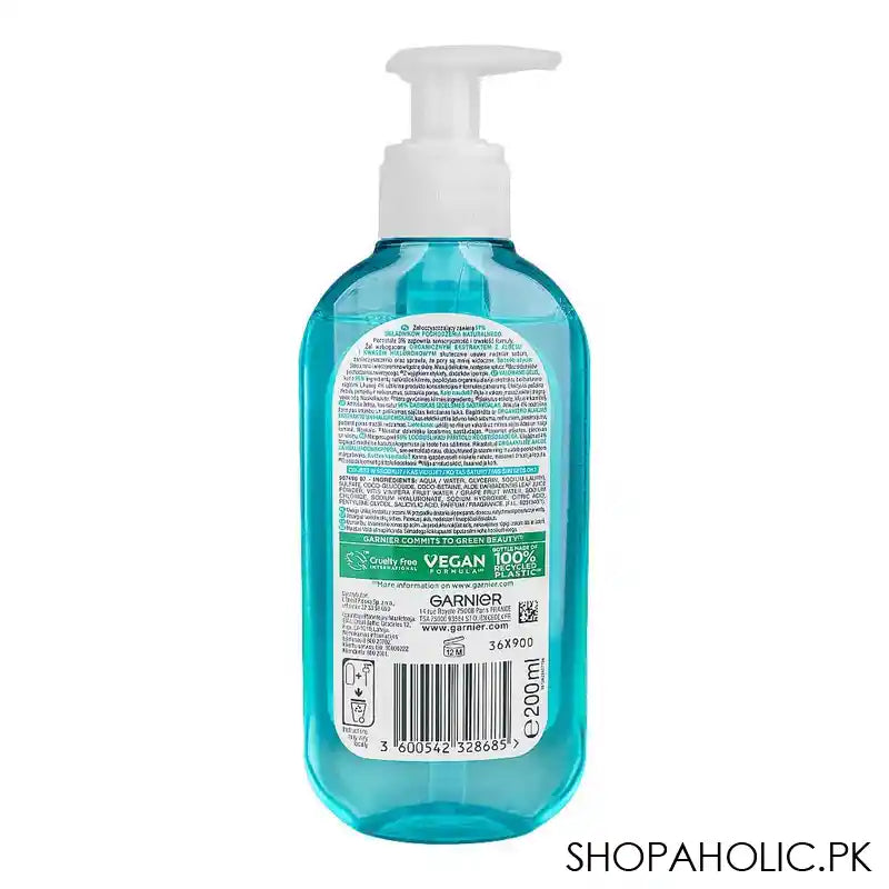 Garnier Skin Naturals Vitamin C Clarifying Wash, Cruelty Free, Vegan, 200ml - Image 3