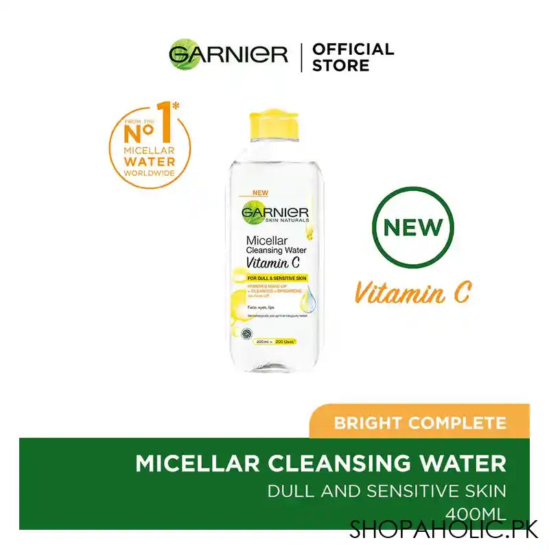 Garnier Skin Naturals Vitamin C Micellar Cleansing Water 400ml - Image 7