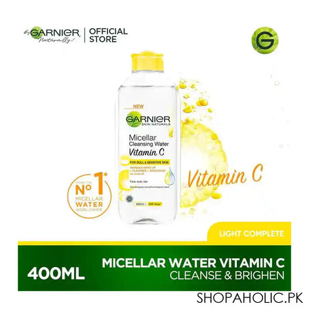 Garnier Skin Naturals Vitamin C Micellar Cleansing Water 400ml - Image 6