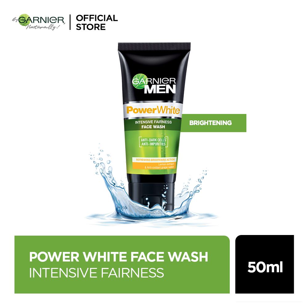 Garnier Turbo Bright Fairness Face Wash 50ml - Removes Dark Cells & Impurities for Clear Skin - Image 4