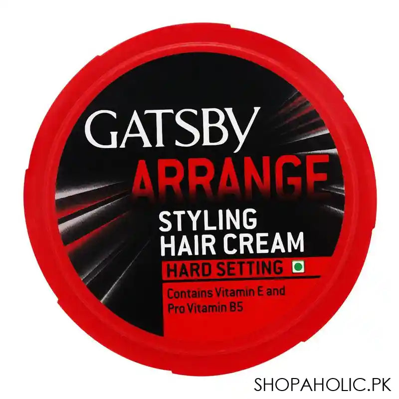 Gatsby Arrange Styling Hair Cream, Hard Setting, 250g - Image 2