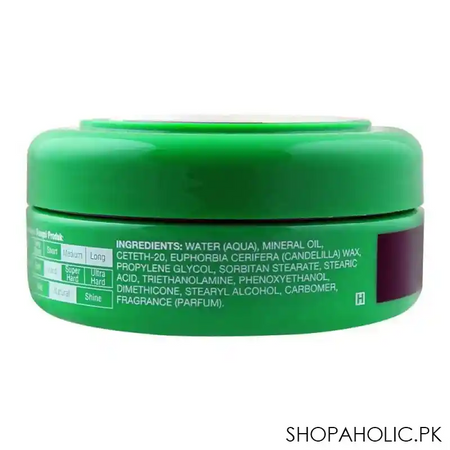 gatsby british wave natural flow loose & flow styling hair wax, 75gm image3