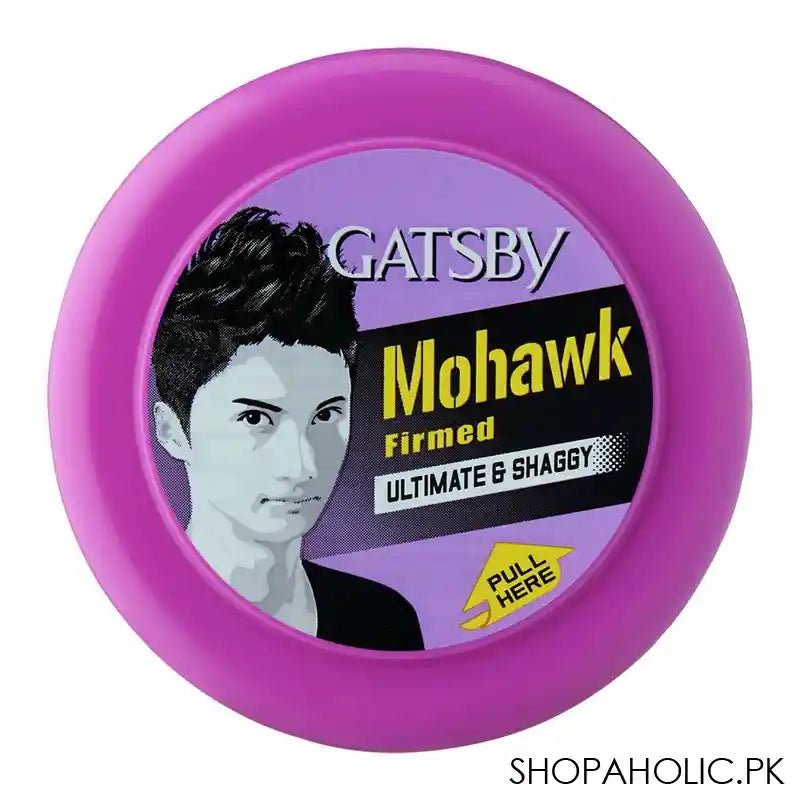 Gatsby Mohawk Firmed Ultimate & Shaggy Styling Hair Wax, 75gm - Image 2