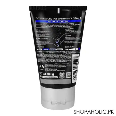 Gatsby Oil Clear Solution Perfect Clean Face Wash, Image 4