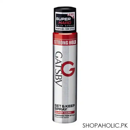 gatsby set & keep super hard hair spray, strong hold, 250ml main image