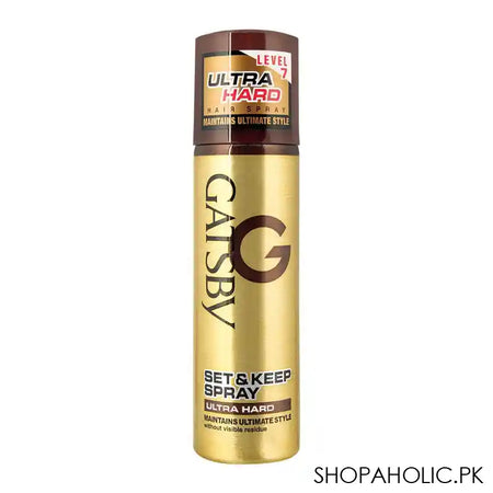 Gatsby Set & Keep Ultra Hard Hair Spray, 66ml - Main Image