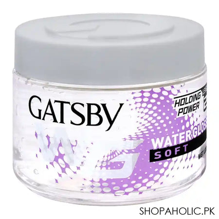 Gatsby Water Gloss Soft Hair Gel, Wet Look, 300g - Main Image