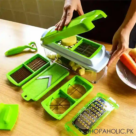 genius nicer dicer plus vegetable cutter and slicer main image