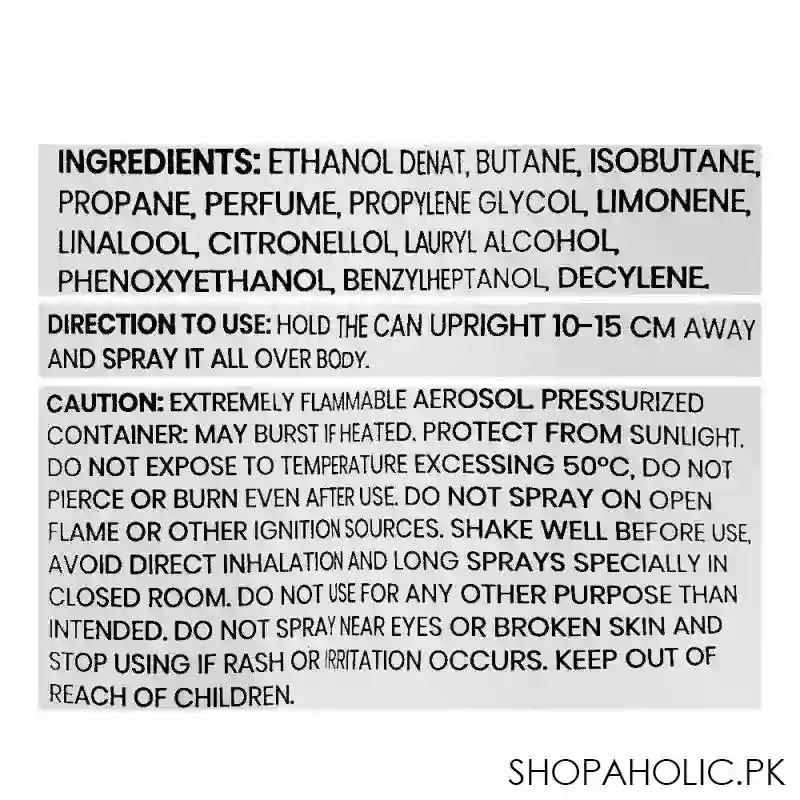 geon elegant body spray, for men, 150ml image3