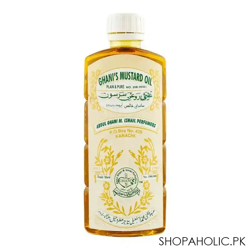 ghani's mustard hair oil, 180ml main image