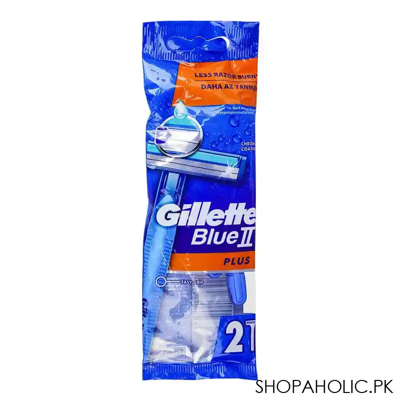 Buy Gillette Blue 2 Plus Razors 2-Pack Online in Pakistan – Shopaholic.pk
