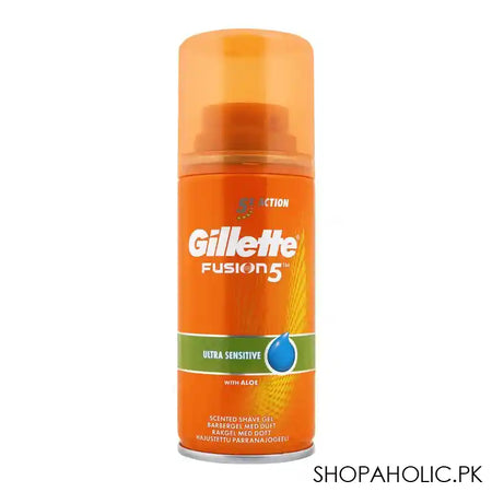 Gillette Fusion 5 Ultra Sensitive Scented Shave Gel, 75ml - Main Image