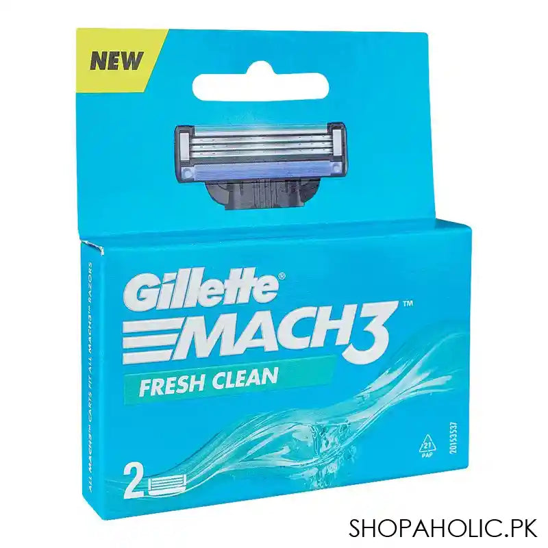 Gillette Mach3 Fresh Clean Cartridges, 2-Pack - Main Image