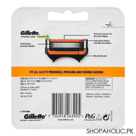 Gillette Proglide Power Cartridges, 4-Pack - Image 2