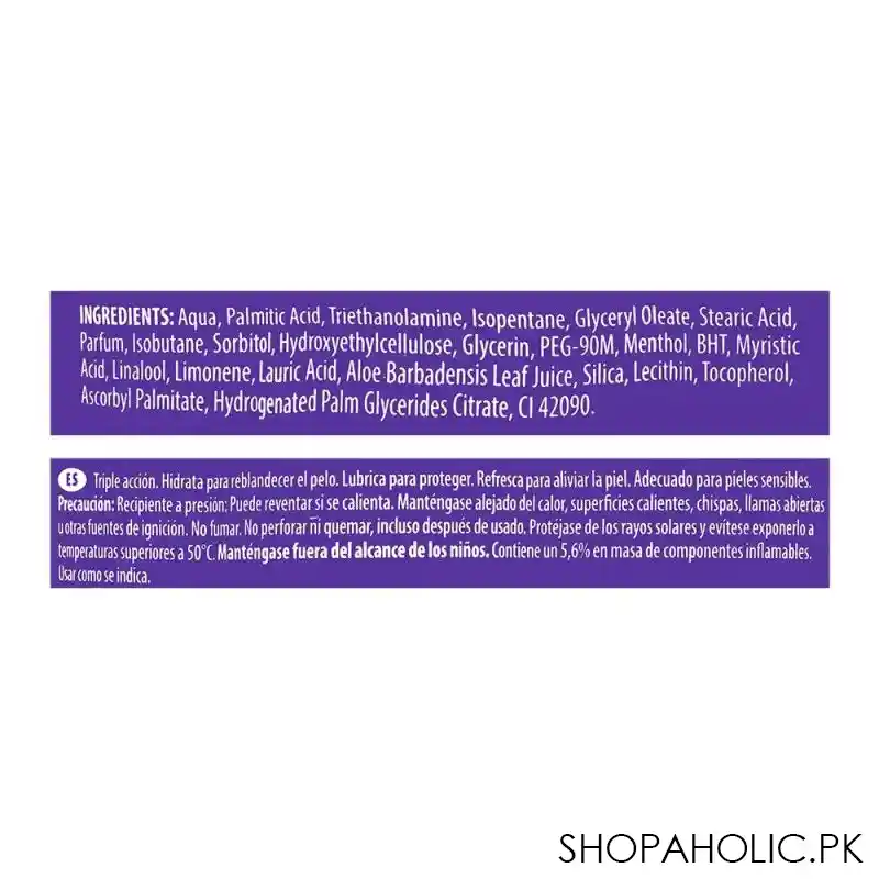 gillette series 3x action sensitive cool shave gel, 200ml image3