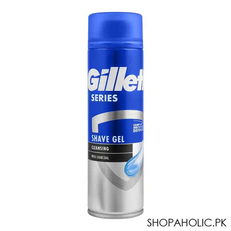Gillette Series Cleansing With Charcoal Shave Gel, 200ml - Main Image