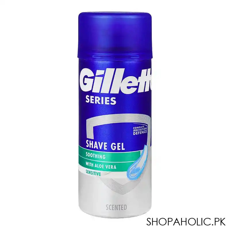 Gillette Series Gel Soothing Shaving Gel With Aloe Vera, For Sensitive Skin, 75ml - Main Image