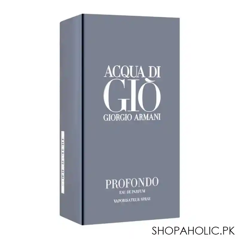 giorgio armani acqua di gio profondo eau de parfum, fragrance for men, 125ml image2