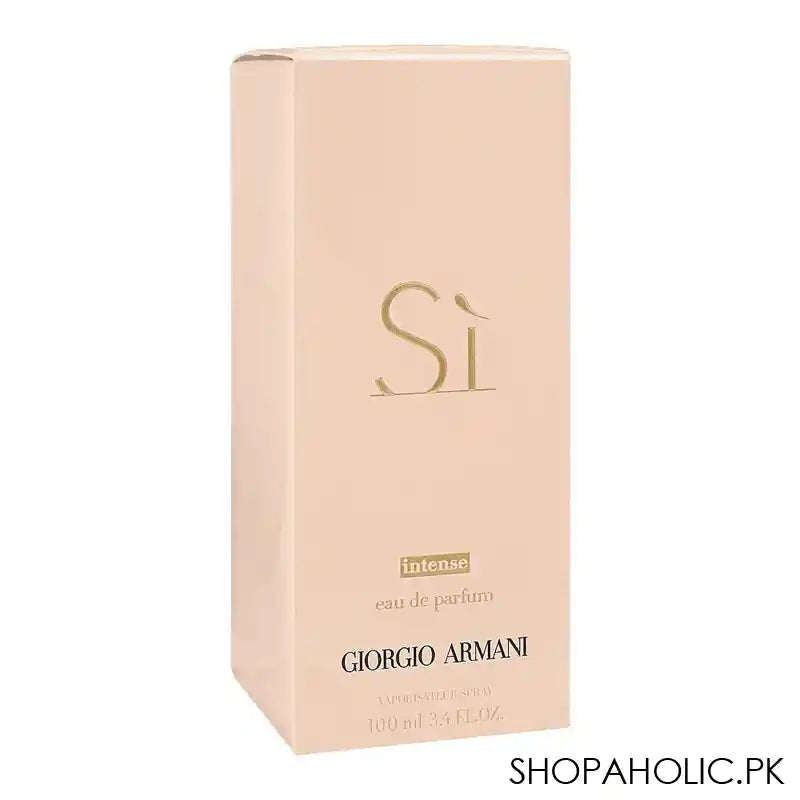 Giorgio Armani Eau de Parfum SI Intense, For Women, 100ml - Image 2