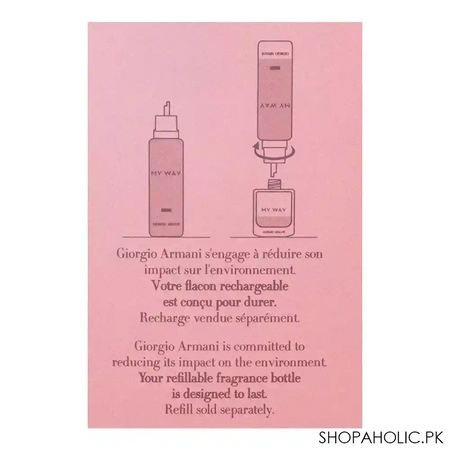 giorgio armani my way parfum, for women, 90ml image3