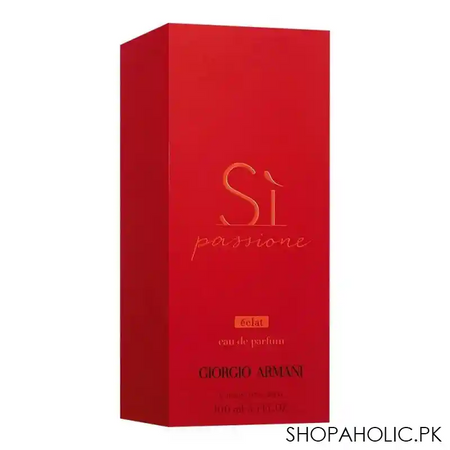 giorgio armani si passione eclat eau de parfum for women, 100ml image2