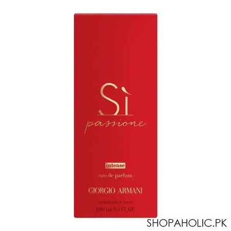 giorgio armani si passione intense eau de parfum, fragrance for women, 100ml image3