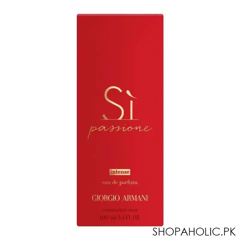 giorgio armani si passione intense eau de parfum, fragrance for women, 100ml image3
