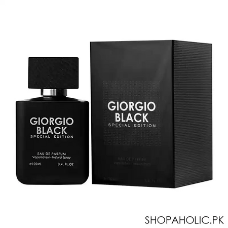 giorgio black special edition edp, fragrance for men, 100ml main image