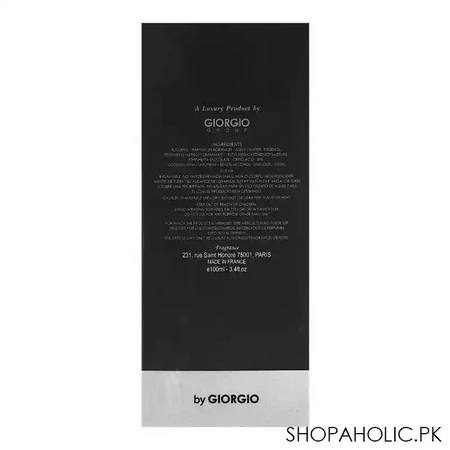 giorgio private eau de parfum, for women, 100ml image3