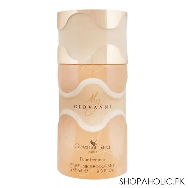 giovanni bacci my giovanni pour femme perfume deodorant spray, for women, 275ml main image