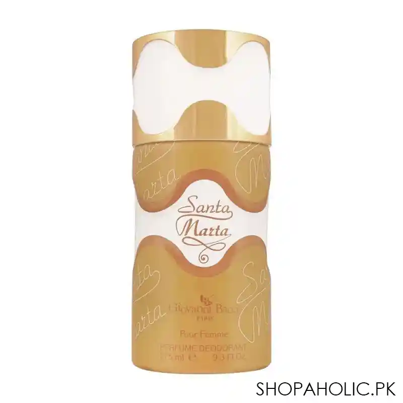 giovanni bacci santa marta pour femme perfume deodorant spray, 275ml main image