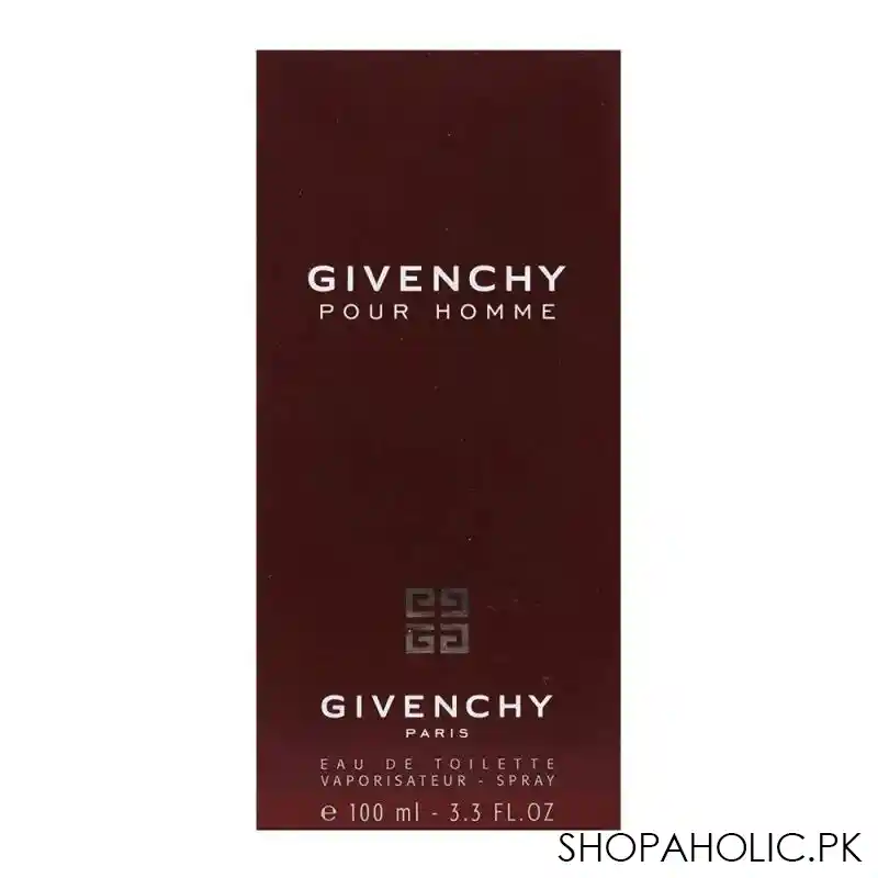 givenchy pour homme eau de toilette 100ml image2