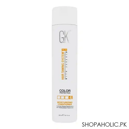 gk hair pro line hair taming system color protection moisturizing conditioner, 300ml main image