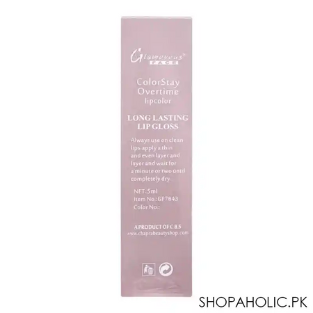 glamorous face color stay overtime lip color 02, gf7843, 5ml image2