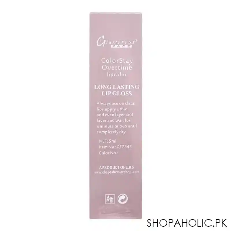 glamorous face color stay overtime lip color 05, gf7843, 5ml image2