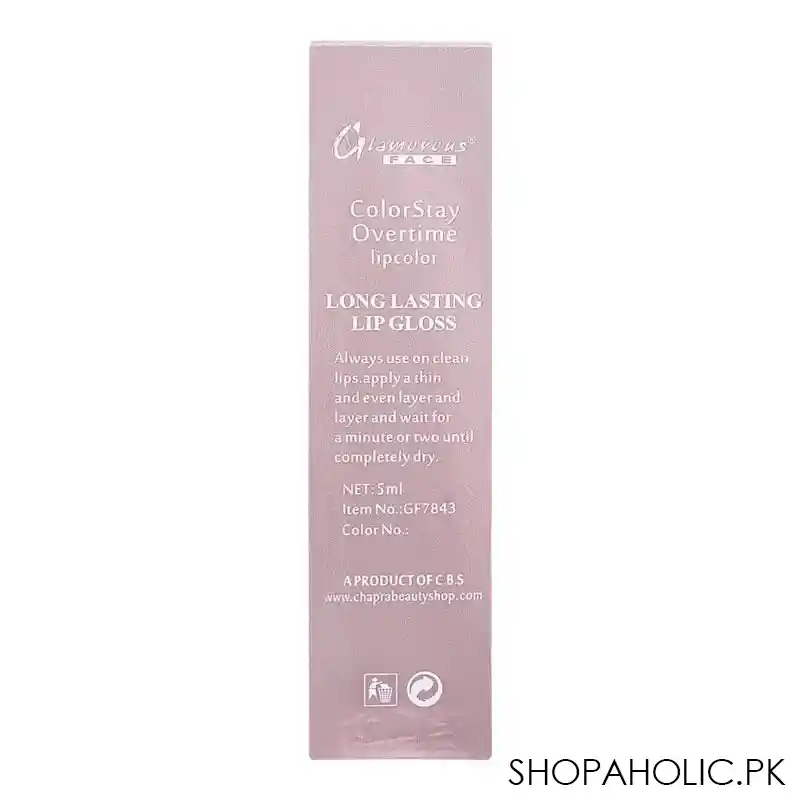 glamorous face color stay overtime lip color 21, gf7843, 5ml image2