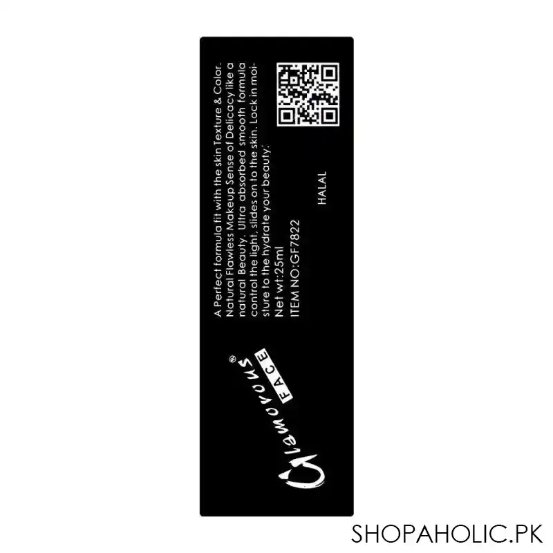 glamorous face hd cinema & tv waterproof long lasting foundation, 03 soft ivory, gf7822 image5