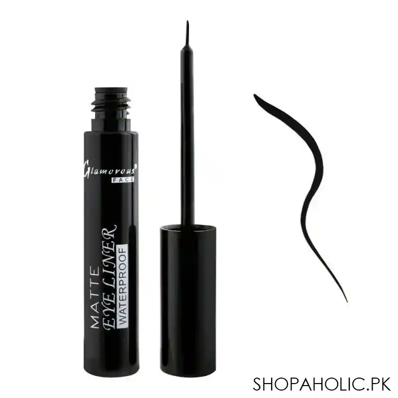 glamorous face matte waterproof eye line, black 7783, gf7783 main image