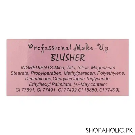 glamorous face professional make up blusher 01, gf7838, 4g image4