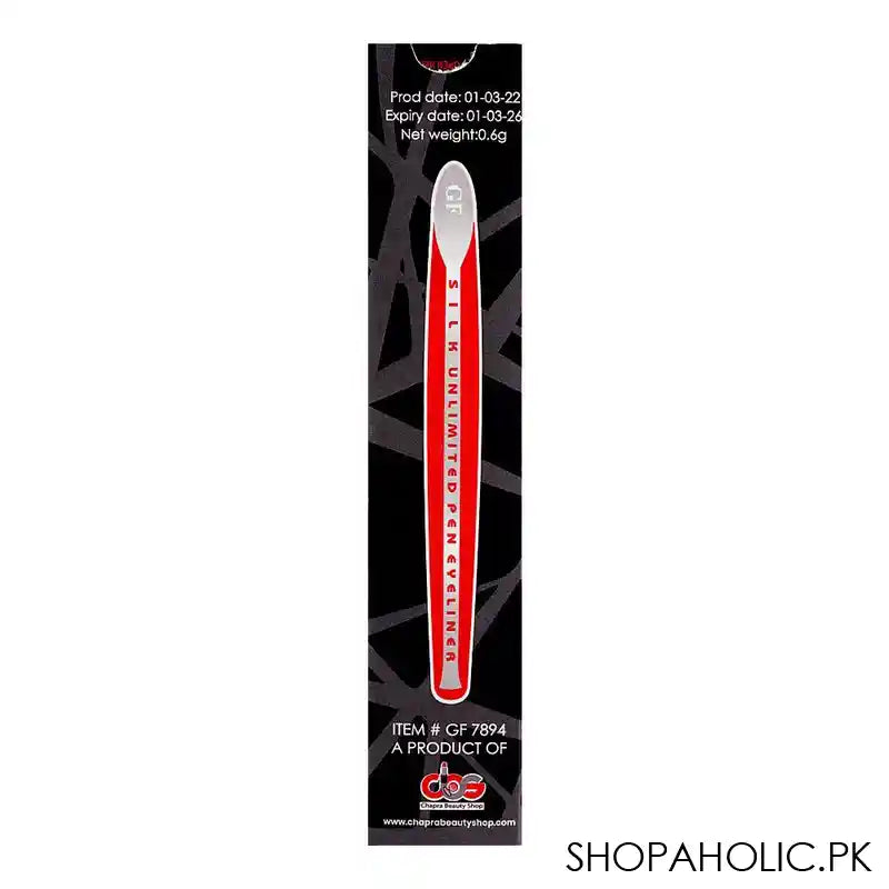 Glamorous Face Unlimited Matte 3D Silk Pen Eyeliner, GF7894, 0.6g - Image 3