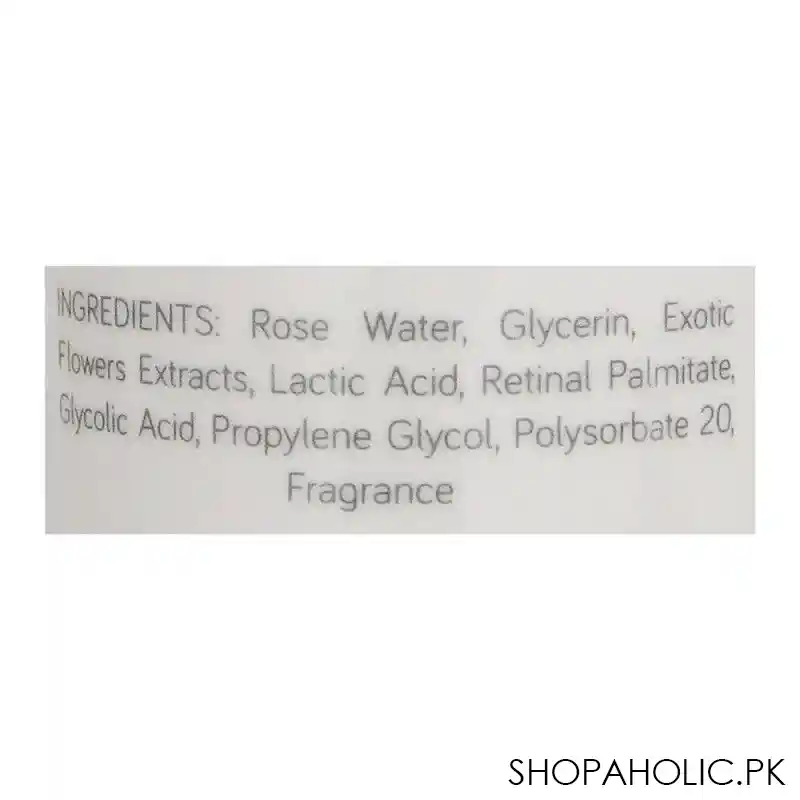 glamourous face whitening refreshing skin toner, exotic, 200ml image3