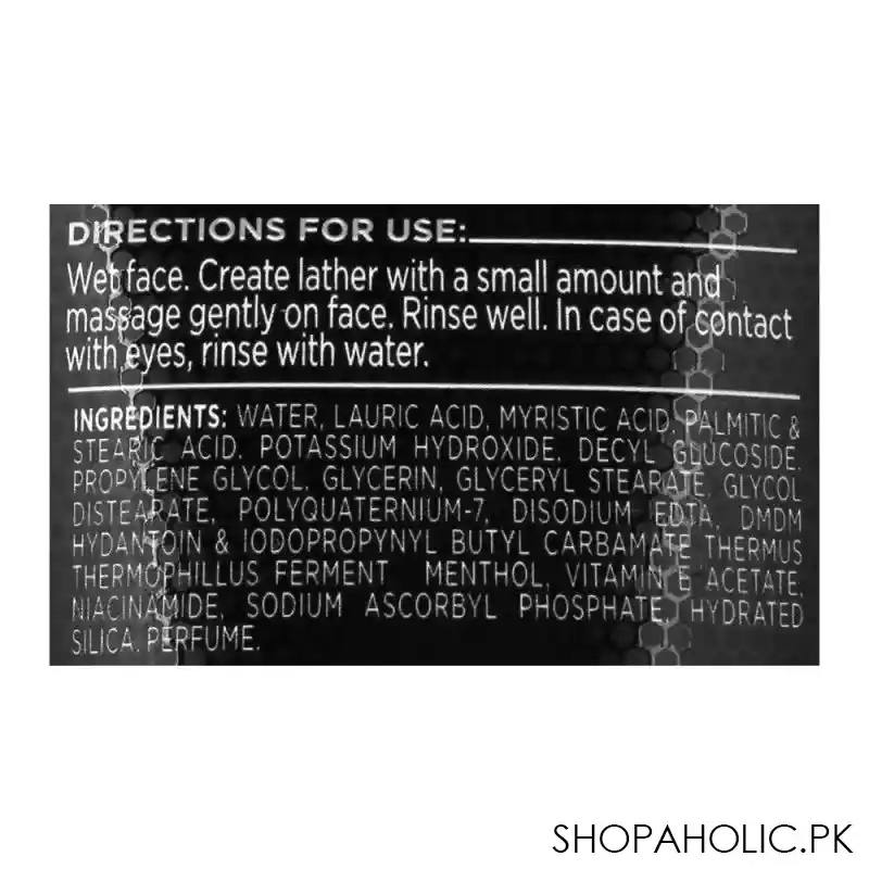 glow & handsome instant brightness face wash, 50g image3