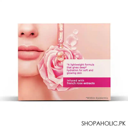 Glow & Lovely Hydra Glow Rose Enrich Serum Cream, Water Light Glow Formula, 60ml - Image 2