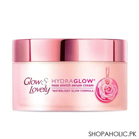 Glow & Lovely Hydra Glow Rose Enrich Serum Cream, Water Light Glow Formula, 60ml - Image 3