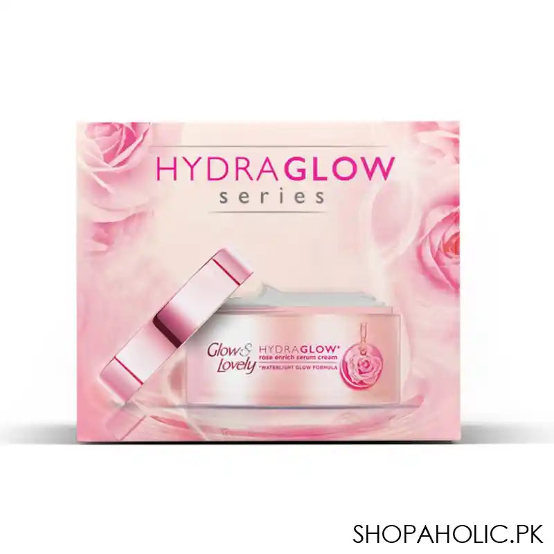 Glow & Lovely Hydra Glow Rose Enrich Serum Cream, Water Light Glow Formula, 60ml - Image 6